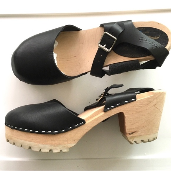 (SOLD) LOTTA’S Stockholm Swedish Highwood Clog - Picture 12 of 14